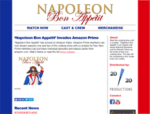 Tablet Screenshot of napoleonbonappetit.com